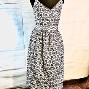 Unique fit and flair dress